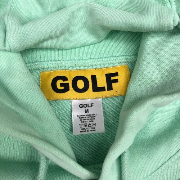 Golf Wang Light Green 3D Block Logo Hoodie Sweater Size Medium M Tyler B29 - Picture 4 of 5